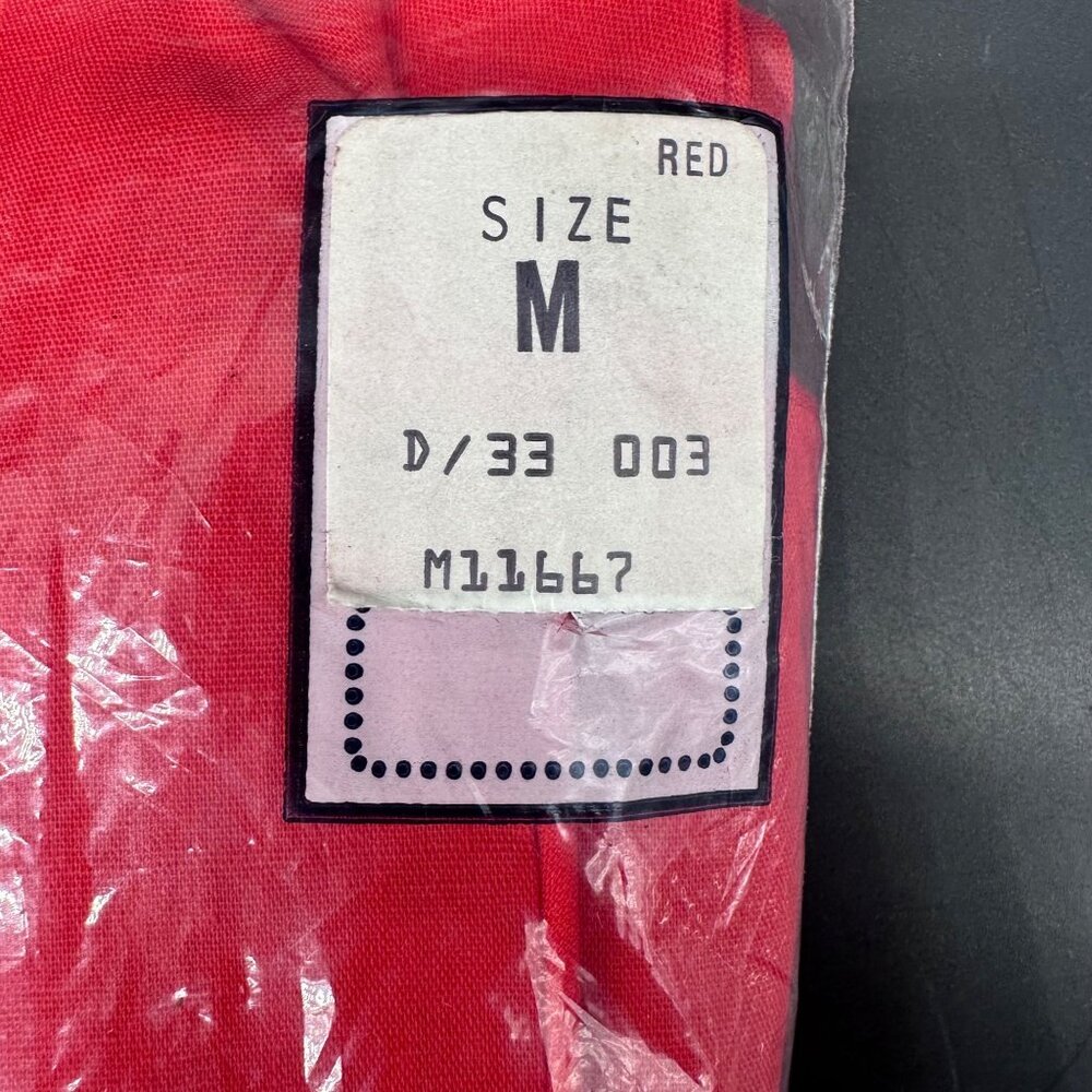 Vintage Pajama Set Medium Lounge Sleepwear Sears Mens Store Red Long Sleeve - Picture 5 of 8
